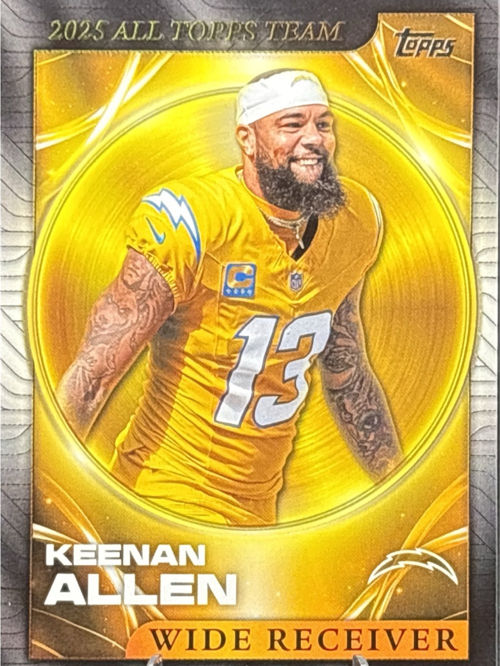 Topps Keenan Allen NFL Wide Receiver Football Trading Card